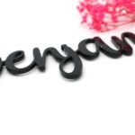 Namen als Schriftzug aus 3 mm Acryl, viele Farben verfügbar, Namenschild – Bild 2