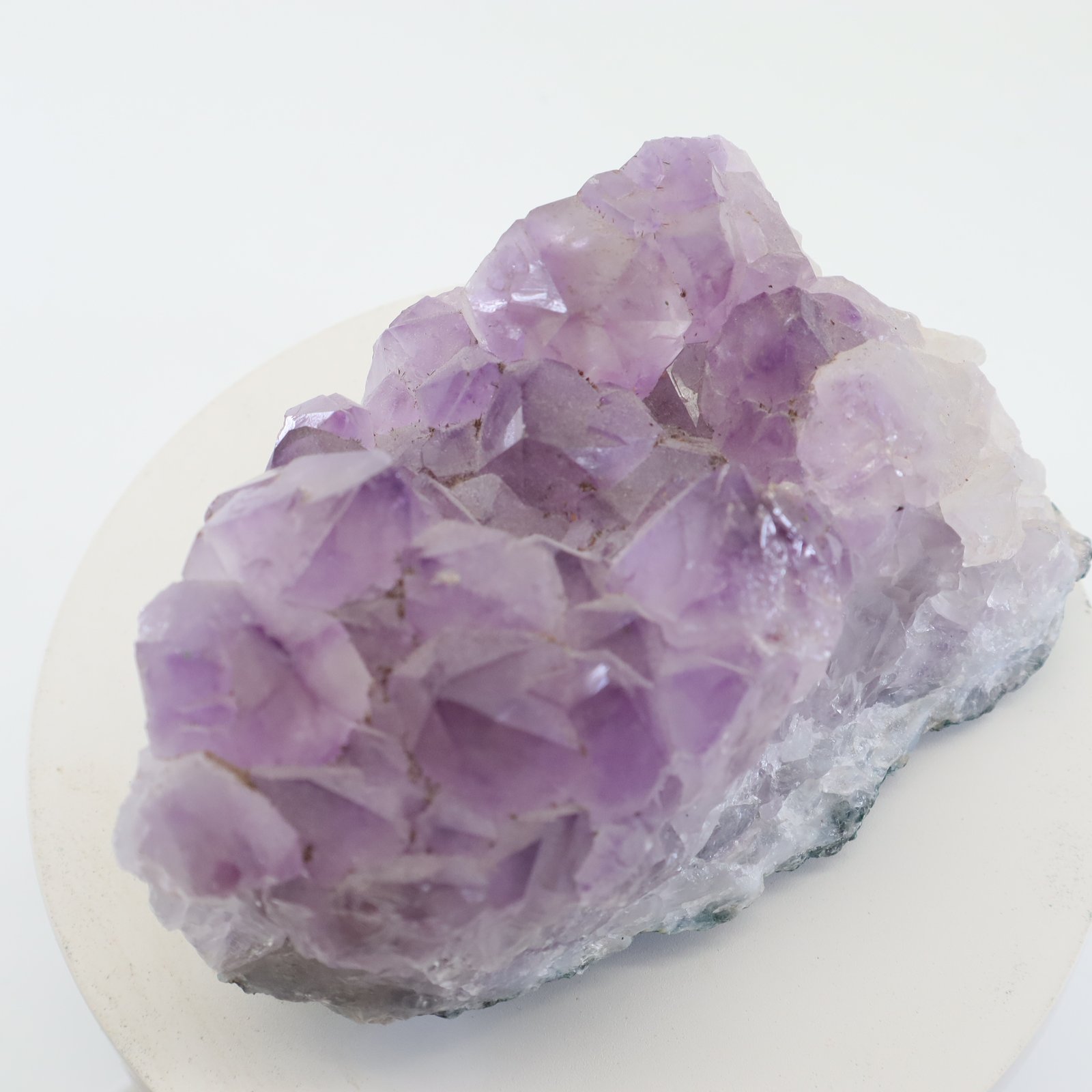 Große AMETHYST GEODE 785 g, Rohstein, Stufe auf Matrix, Mineralien Kristall Cluster, Chakra Edelstein Cluster, Reiki, Drusen, Natürlich
