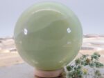 Große grüne gebänderte Calcit Edelsteinkugel, 64 mm – Bild 7