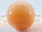 Große Orangen Calcit Edelsteinkugel, 62 mm – Bild 6