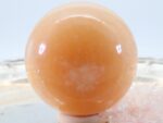 Große Orangen Calcit Edelsteinkugel, 62 mm – Bild 8
