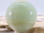 Große grüne gebänderte Calcit Edelsteinkugel, 61 mm – Bild 2