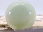 Große grüne gebänderte Calcit Edelsteinkugel, 61 mm – Bild 8