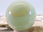 Große grüne gebänderte Calcit Edelsteinkugel, 61 mm – Bild 10
