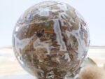Große Ozean Jaspis Edelsteinkugel mit wunderschöner Struktur und Farbspiel – Bild 11