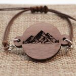 Personalisiertes Armband Zugspitze aus Holz, Höllental – Bild 6