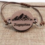 Personalisiertes Armband Zugspitze aus Holz, Höllental – Bild 5
