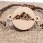 Personalisiertes Armband Zugspitze aus Holz, Höllental – Bild 8