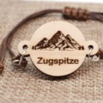 Personalisiertes Armband Zugspitze aus Holz, Höllental – Bild 7