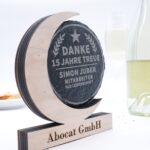 Moderne Trophäe mit Schiefertafel – personalisierbar – Bild 3