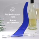 Moderner Acryl Award in Freiform – personalisierbar & hochwertig – Bild 5