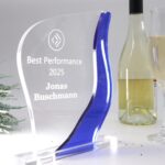 Moderner Acryl Award in Freiform – personalisierbar & hochwertig – Bild 6