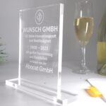 Personalisierte Acrylglas Trophäe – Rechteckig mit Sockel | 10 mm Premiumglas | Lasergravur mit Text & Logo – Bild 5