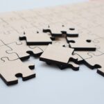 Holzpuzzle, unbehandeltes blanko Puzzle zum selbst bemalen, rohe Puzzle Teile, kreativ gestalten, pädagogisch wertvoll, 60 Teile ab 3+ Plus – Bild 5