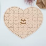 Herz Holzpuzzle, personalisiert, Freundschaft und Liebe – Bild 2