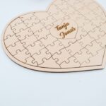 Herz Holzpuzzle, personalisiert, Freundschaft und Liebe – Bild 3