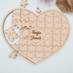 Herz Holzpuzzle, personalisiert, Freundschaft und Liebe – Bild 6