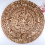 Azteken Kalender aus Ahorn Holz – Bild 5