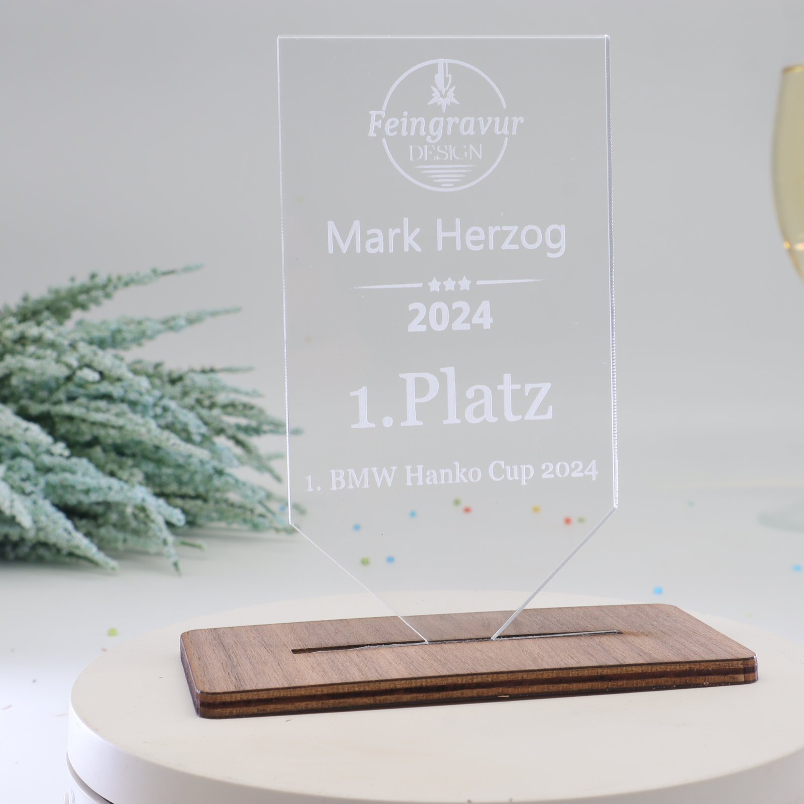 IMG_7767-2.jpg Moderne edle Trophäe, eigener Text oder Logo – Bild 1