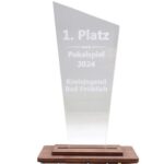 Moderne edle Trophäe Award, eigener Text oder Logo - Auszeichnung – Bild 2