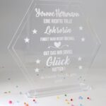 Moderne edle Trophäe Award, eigener Text oder Logo - Personalisierter Pokal - Auszeichnung – Bild 5