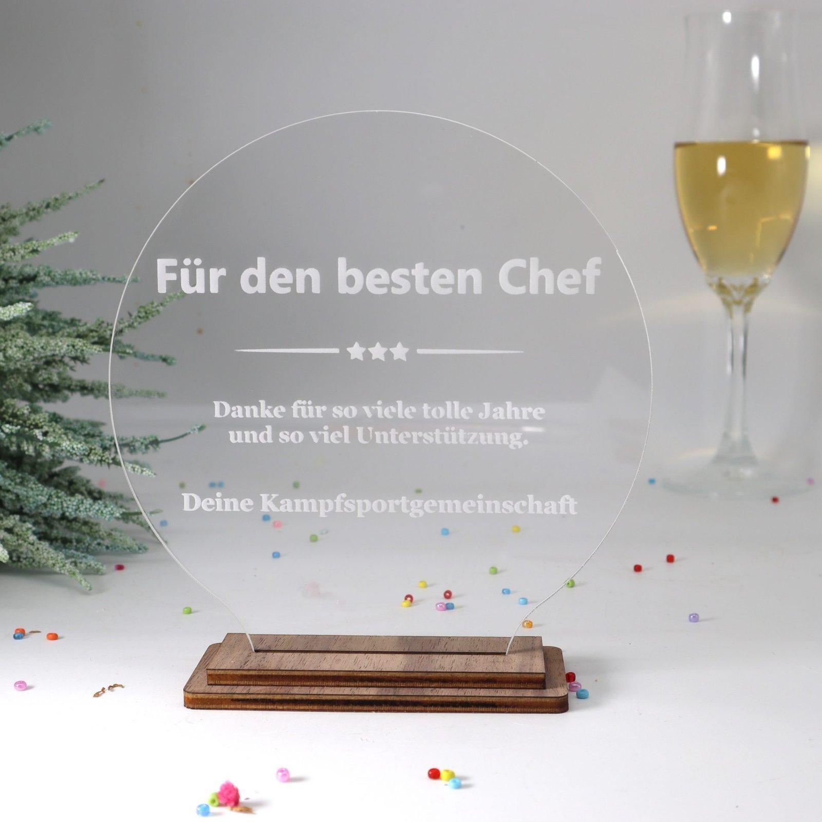 Personalisierter Award und Pokal