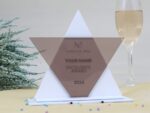Acrylglas Trophäe Award mit Stern, personalisierter eigener Text oder Logo – Bild 2