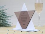 Acrylglas Trophäe Award mit Stern, personalisierter eigener Text oder Logo – Bild 4