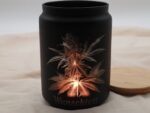 Aufbewahrung Cannabis Dolden Motiv Glas graviert | Personalisiert | Cannabisblüten | Grow Weed Seed | Unkraut Aufbewahrung – Bild 2