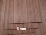 Lasersperrholz 5 mm aus edlem Nussbaum