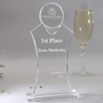 Hochwertige Auszeichnung, Personalisierter Kristall Acrylglas Pokal und Trophäe – Bild 3