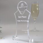 Hochwertige Auszeichnung, Personalisierter Kristall Acrylglas Pokal und Trophäe – Bild 4