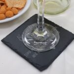 Premium Schieferuntersetzer graviert, Spruch Motiv – Bild 5