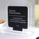 Elegante personalisierbarer Award aus Kristall Acrylglas, Auszeichnung Pokal – Bild 3