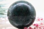 Grüne Jade Jaspis Kristallkugel Edelsteinkugel, 68mm – Bild 10