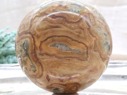 Mexikanischer Crazy Lace Achatkugel Edelsteinkugel