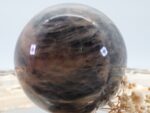 Große Schwarze Mondstein Edelsteinkugel mit wunderbarem Farbspiel – Bild 3