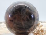 Große Schwarze Mondstein Edelsteinkugel mit wunderbarem Farbspiel – Bild 9