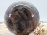 Große Schwarze Mondstein Edelsteinkugel mit wunderbarem Farbspiel – Bild 10