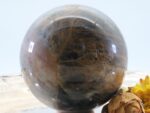 Große Schwarze Mondstein Edelsteinkugel mit wunderbarem Farbspiel – Bild 4