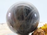 Große Schwarze Mondstein Edelsteinkugel mit wunderbarem Farbspiel – Bild 7