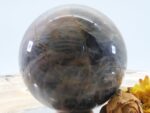 Große Schwarze Mondstein Edelsteinkugel mit wunderbarem Farbspiel – Bild 8