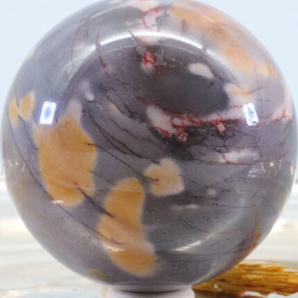 GROSSE MOOKAIT Edelsteinkugel 66 mm