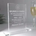 Personalisierte rechteckige Acrylglas-Trophäe mit Gravur