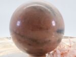 Große Pfirsisch Mondstein Edelsteinkugel, 87 mm – Bild 9