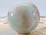 Große Pistazien Calcit Edelsteinkugel, 61 mm – Bild 12