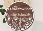 Personalisiertes Türschildschild "Willkommen" – Bild 5